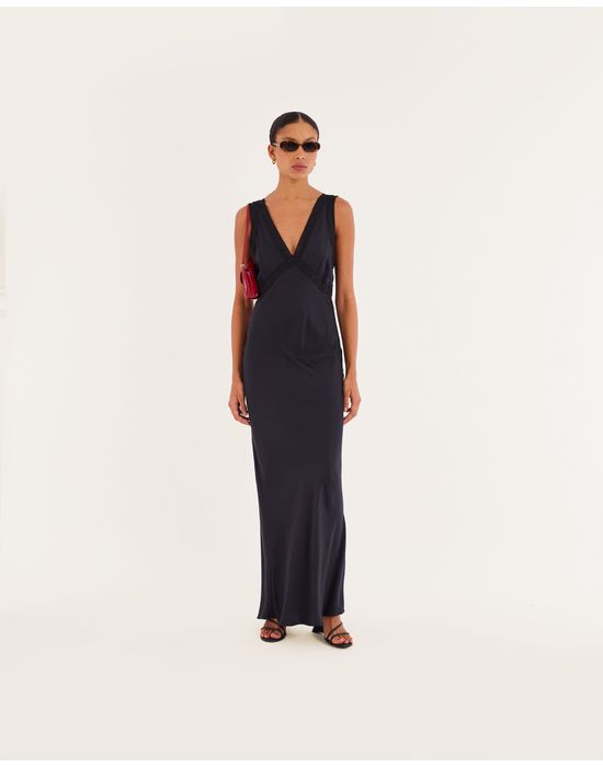 Vestido gabrielle bos preto