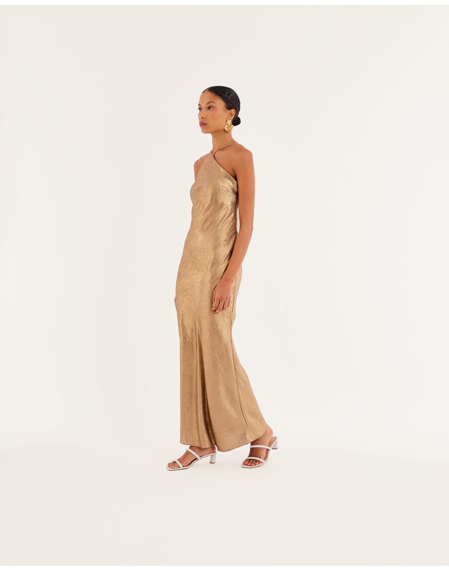 Vestido dourado kas dourado