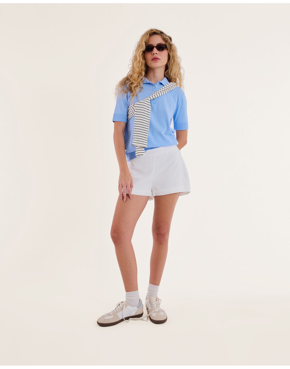 Short mini kas off-white
