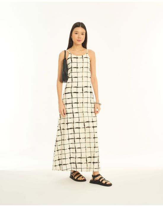Vestido kasra kas estampado