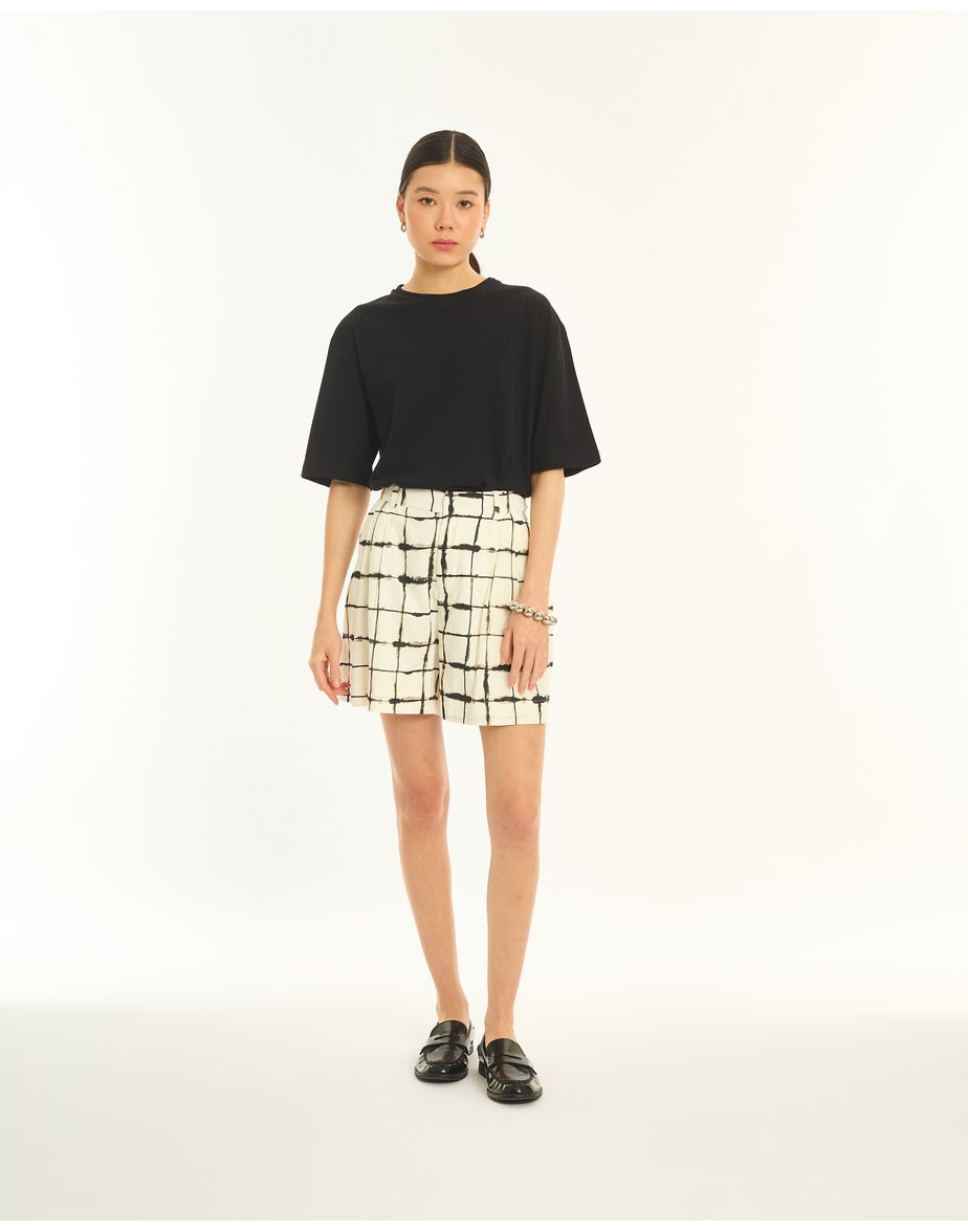 Short kasra kas estampado