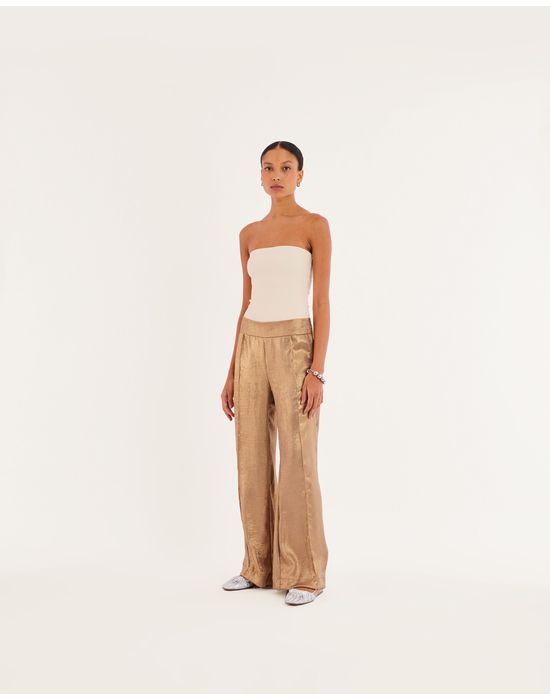 Calça dourada kas dourado