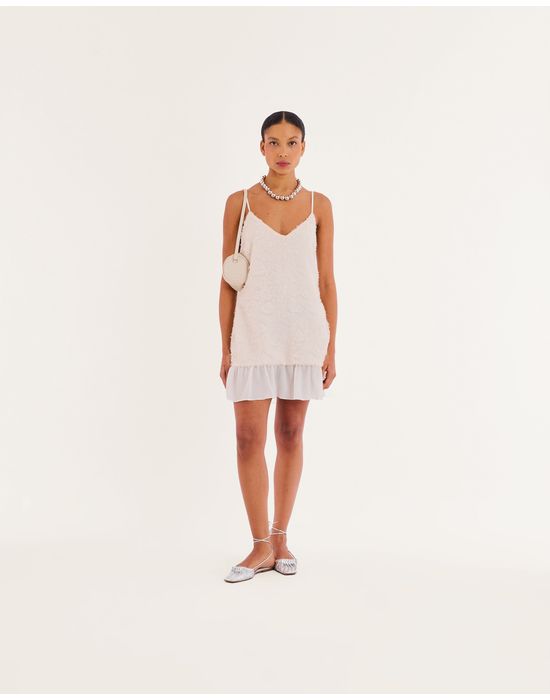 Vestido maya kas off-white
