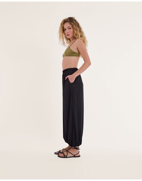 Calça cetim kas preto
