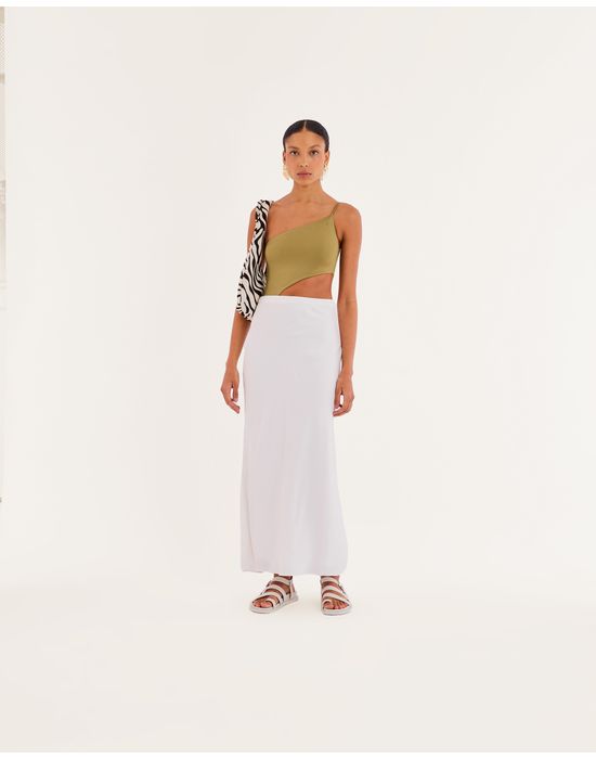 Saia cetim kas off-white