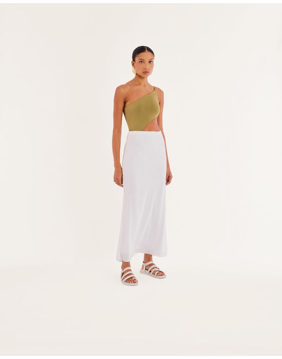 Saia cetim kas off-white