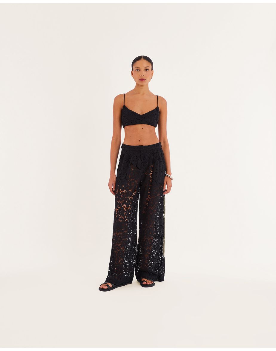 Calça renda kas preto