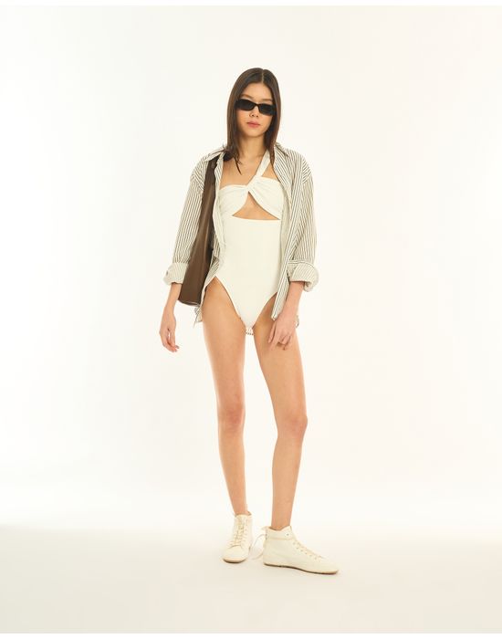 Maiô torção kas off-white