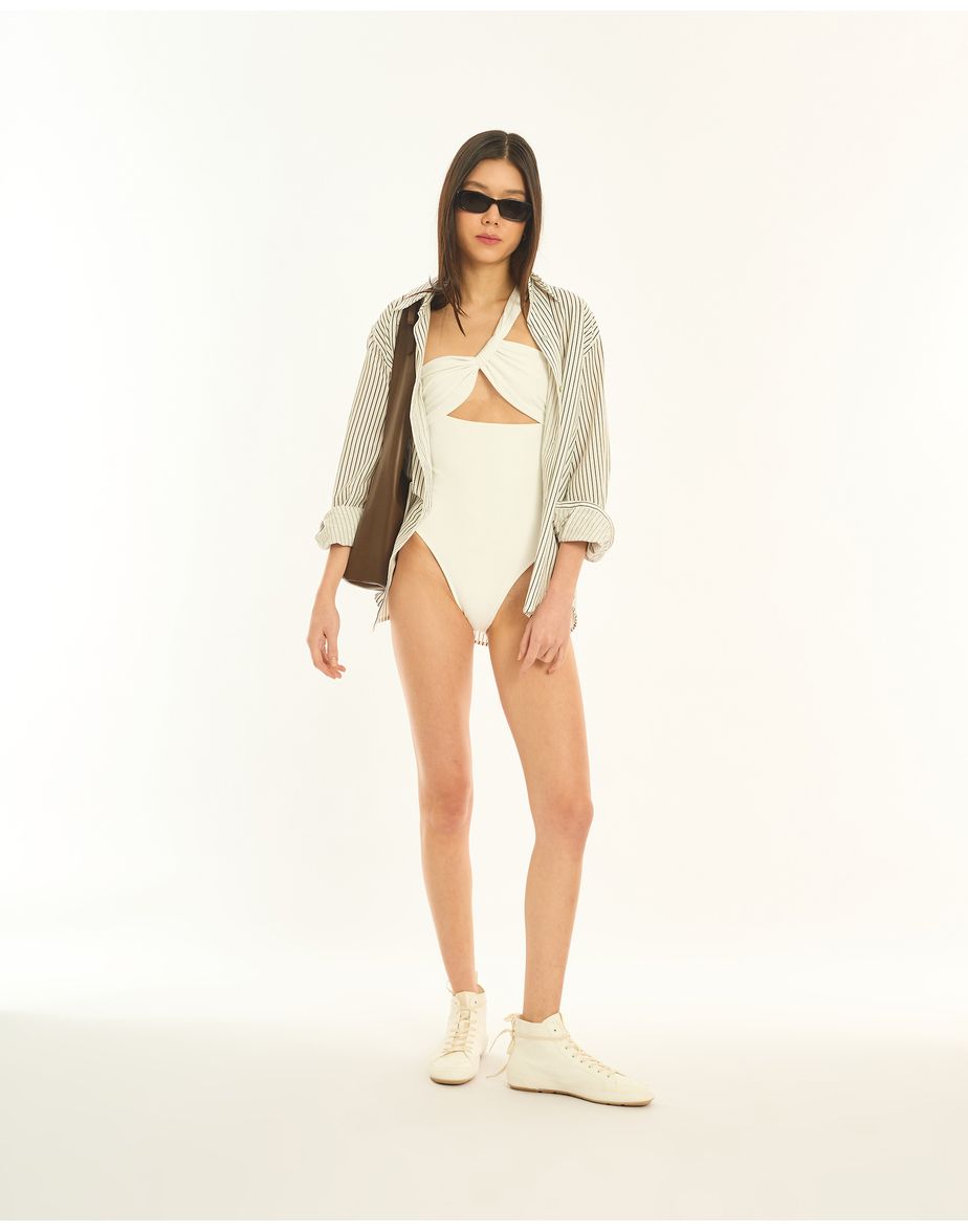 Maiô torção kas off-white