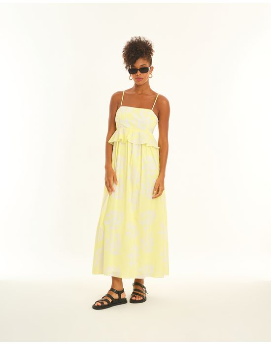 Vestido cotton kas  estampado