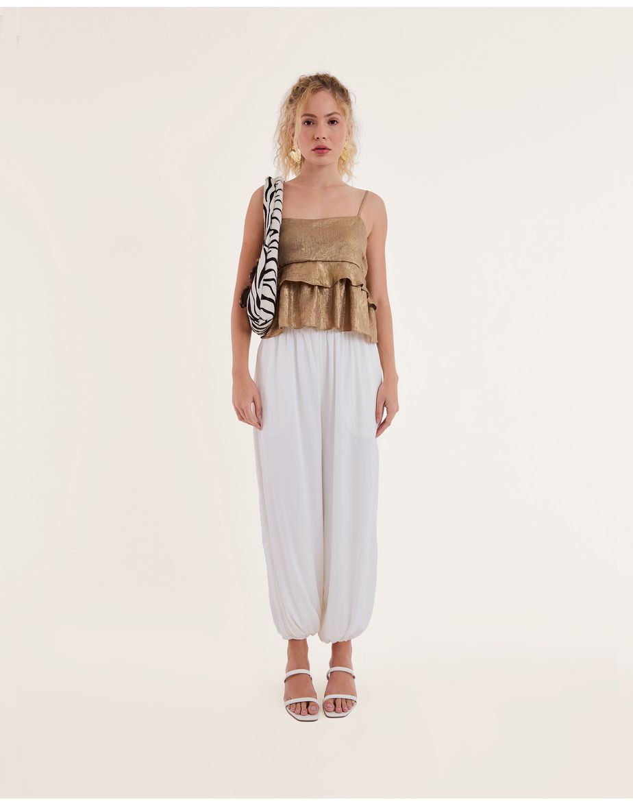 Blusa dourada kas dourado