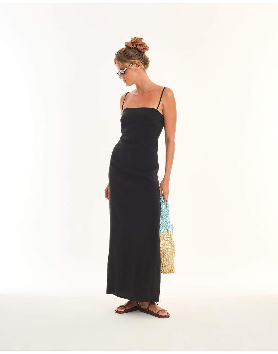 Vestido reto urb preto