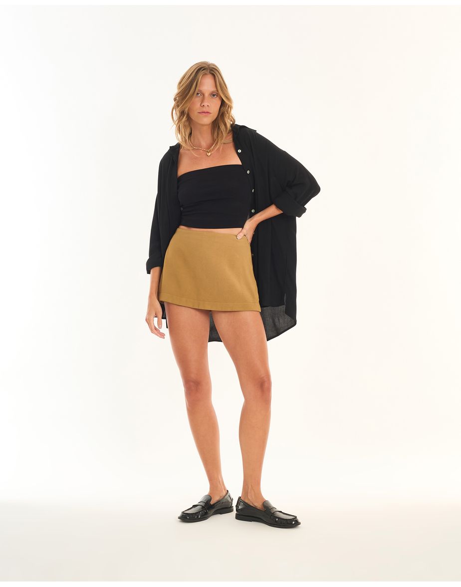 Short saia pen verde