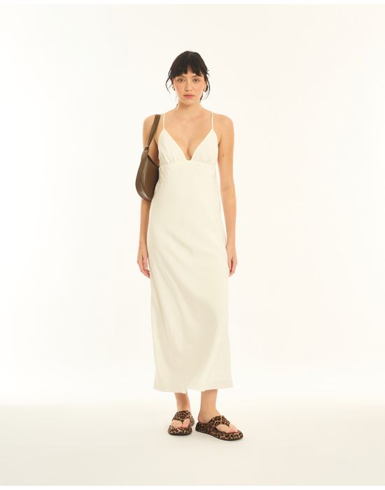 Vestido carolina herédia off-white