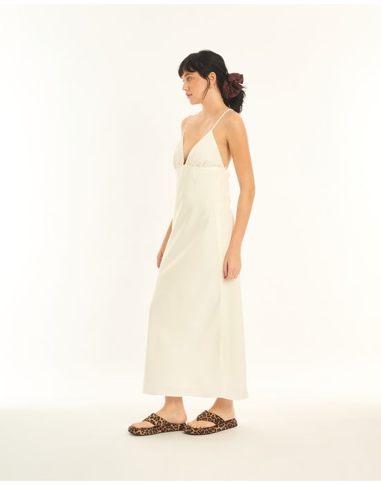 Vestido carolina herédia off-white