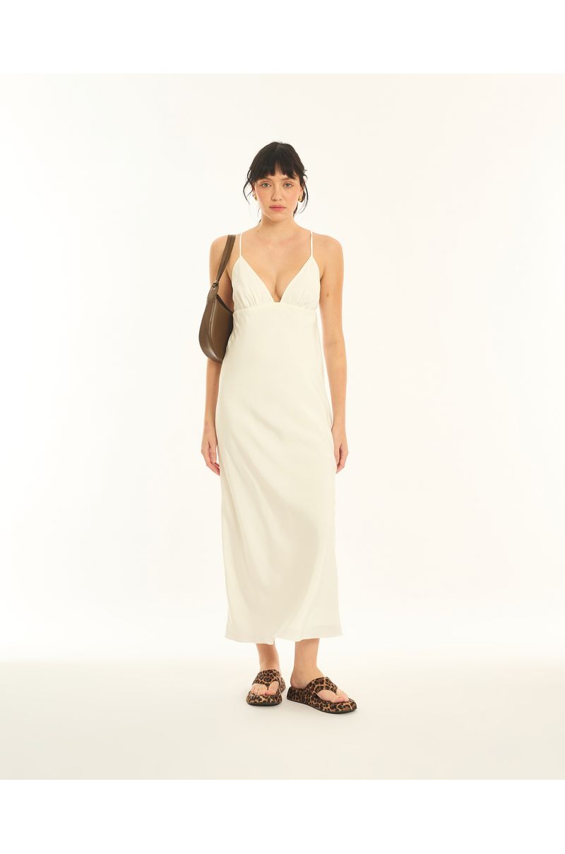 Vestido carolina herédia off-white