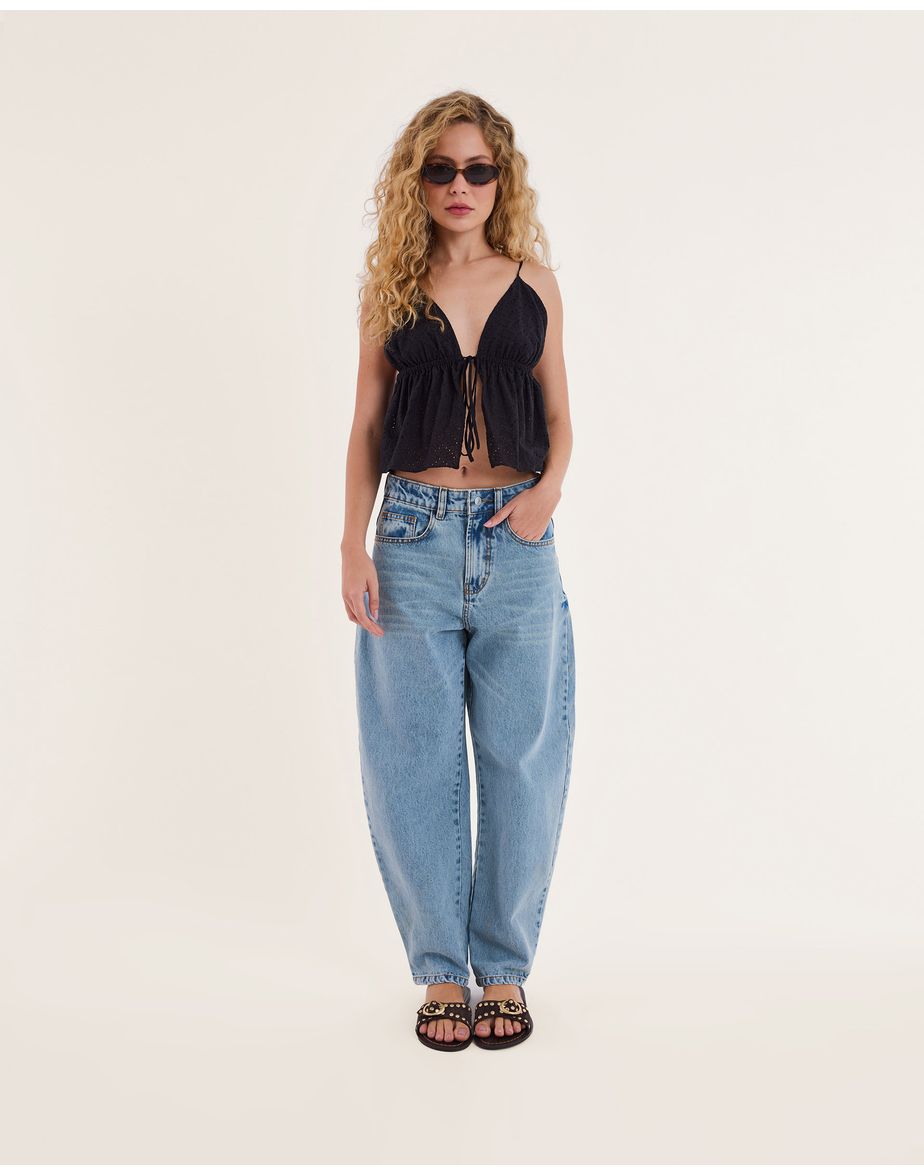 Top laise nav preto