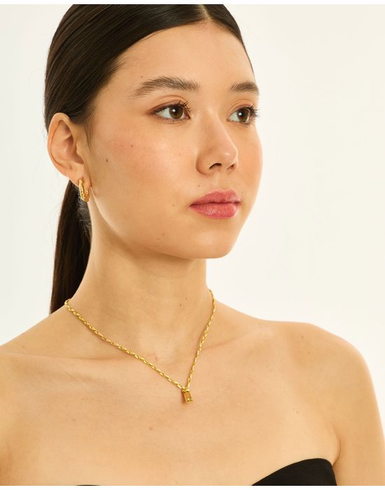 Colar trança maya kas dourado