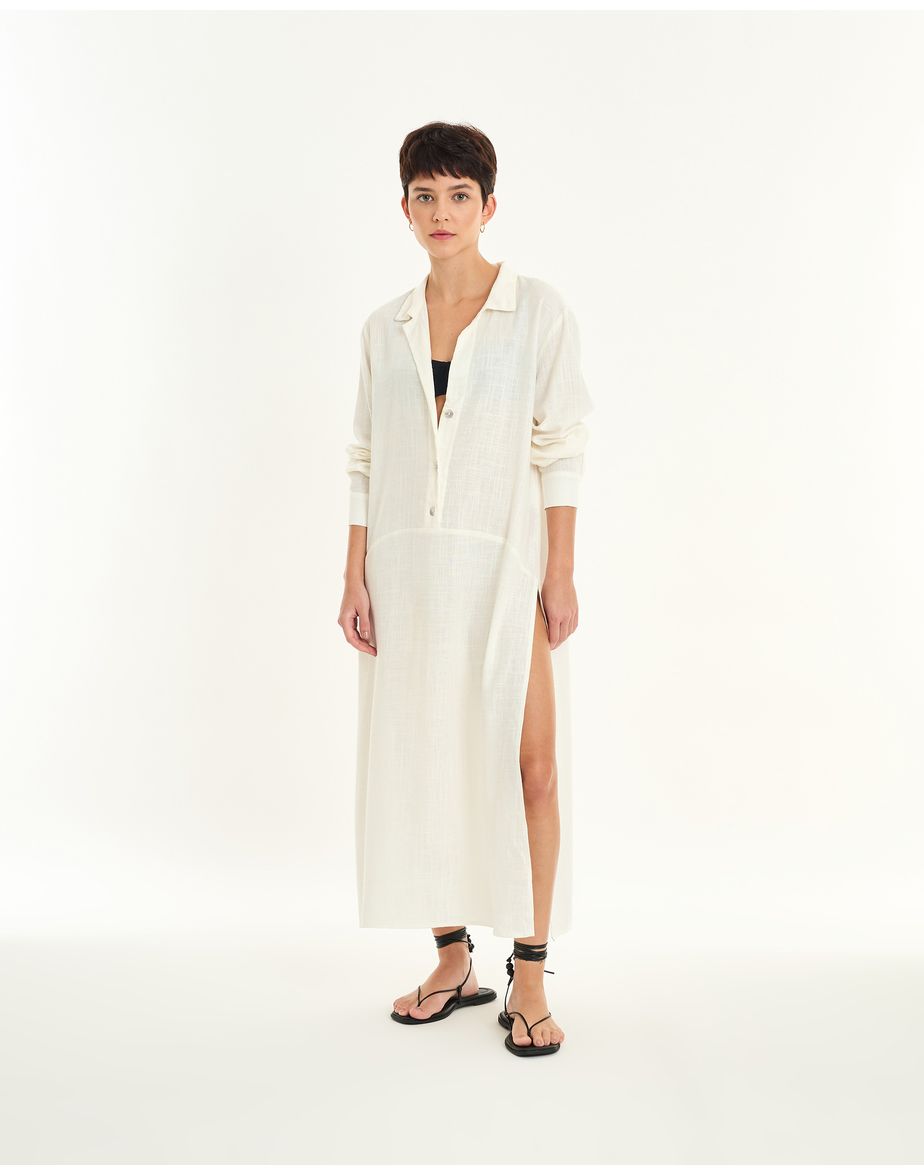 Blusa saida ete off-white