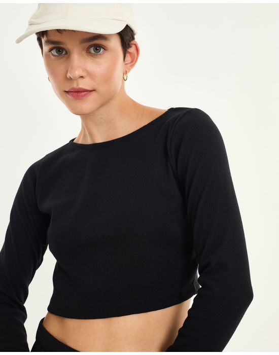 Top manga girl preto