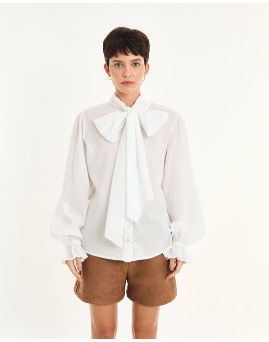 Blusa laço girl branco