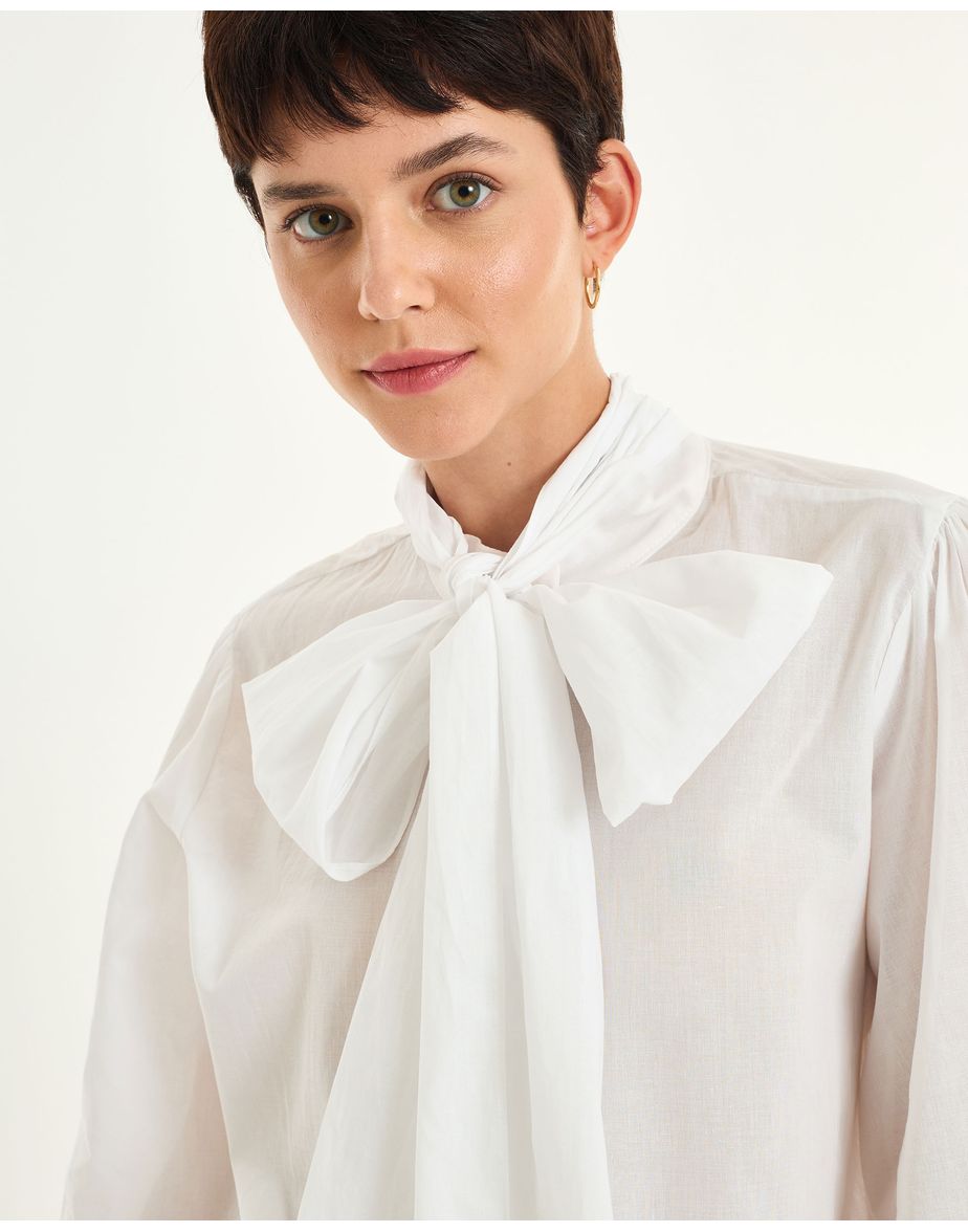 Blusa laço girl branco