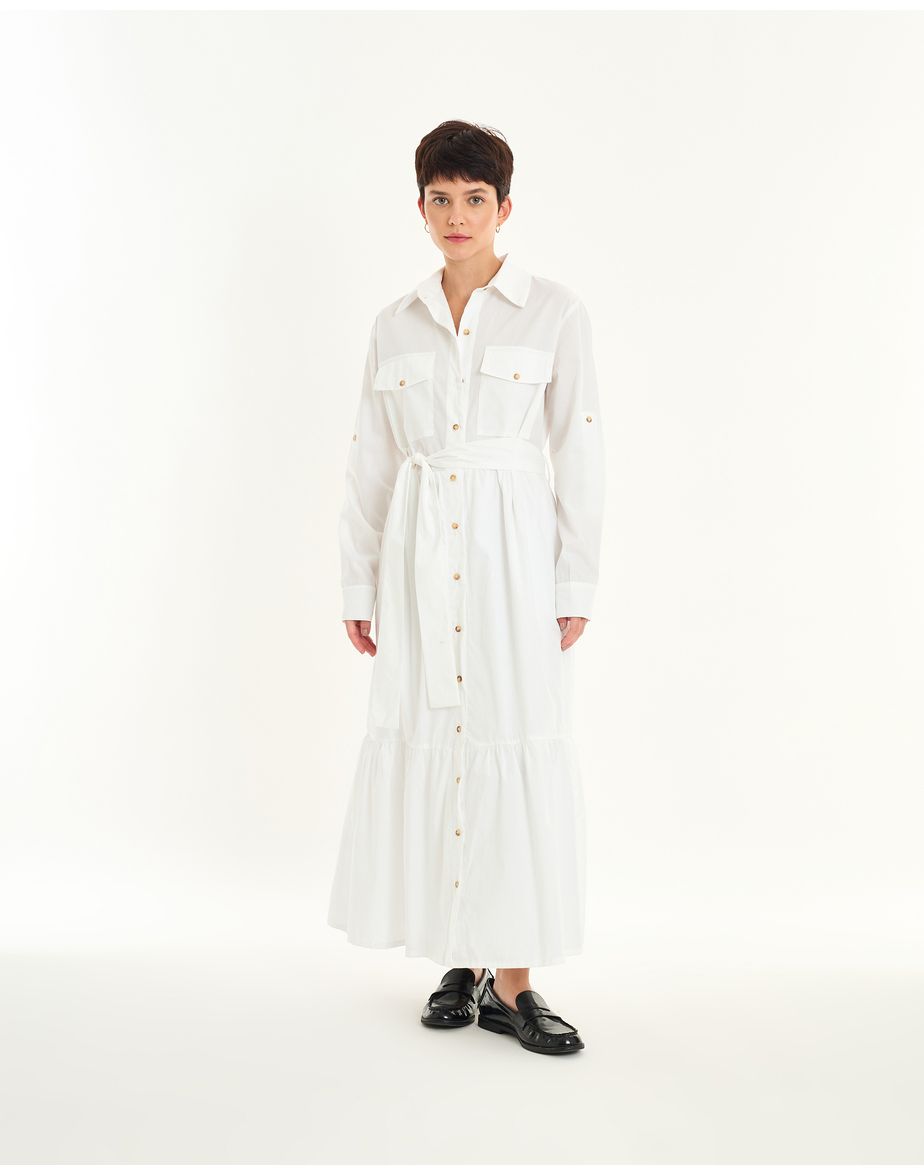 Vestido chemise girl branco