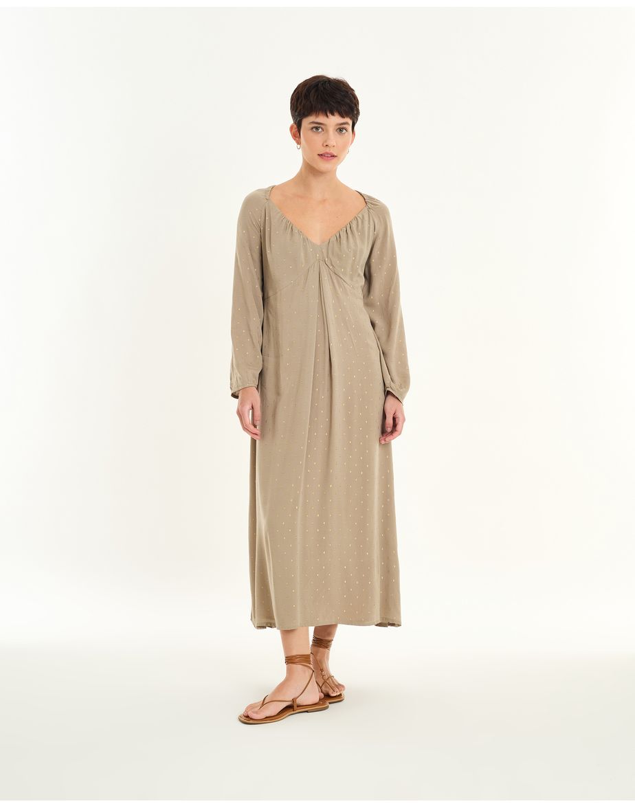 Vestido batu girl cinza