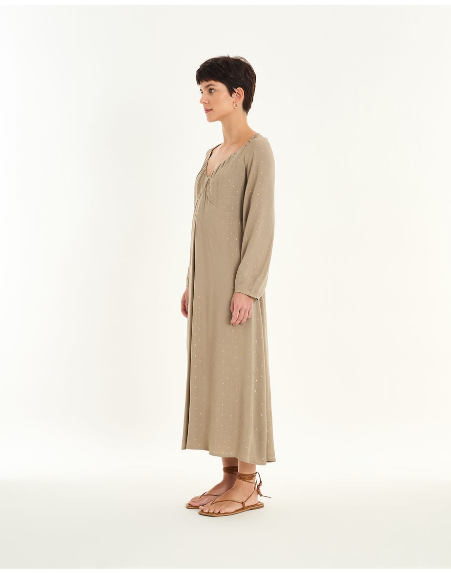 Vestido batu girl cinza