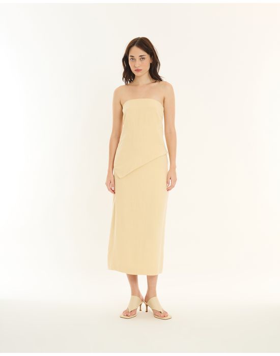 Blusa coluna alt amarelo
