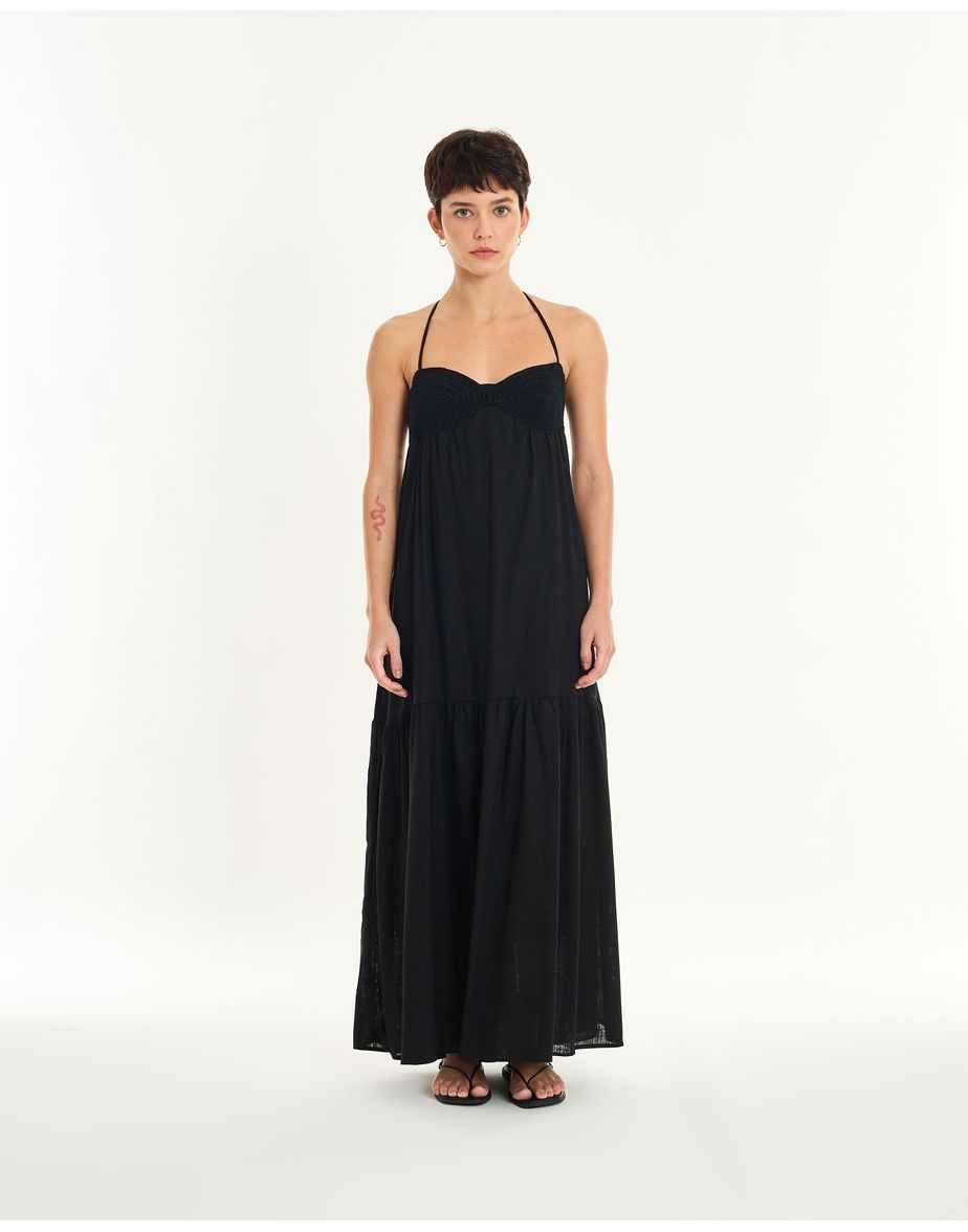 Vestido bojo sol preto