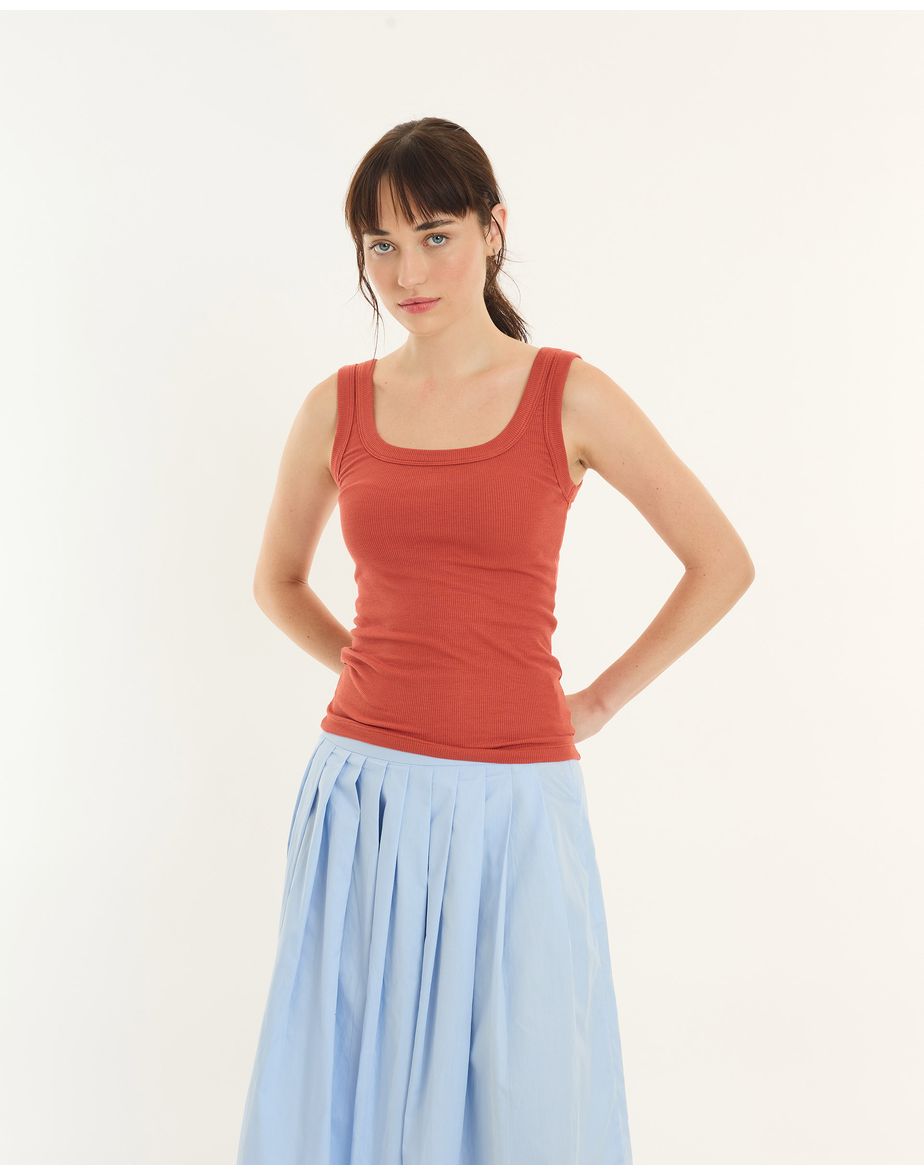 Camiseta basic ete marrom
