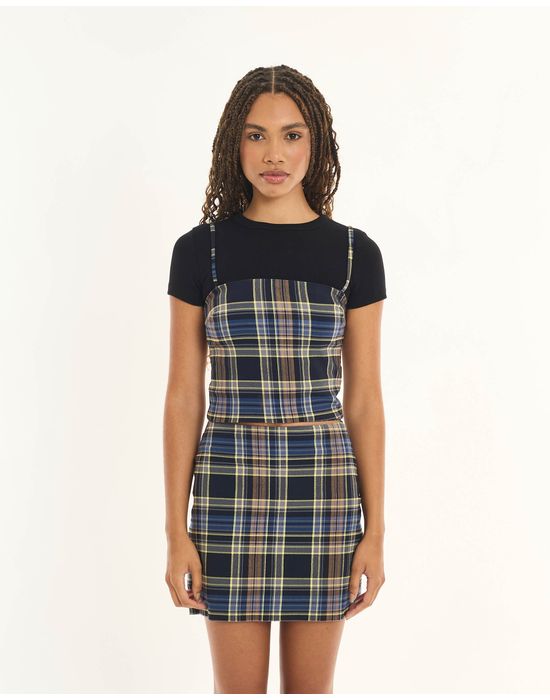 Top tartan inv xadrez