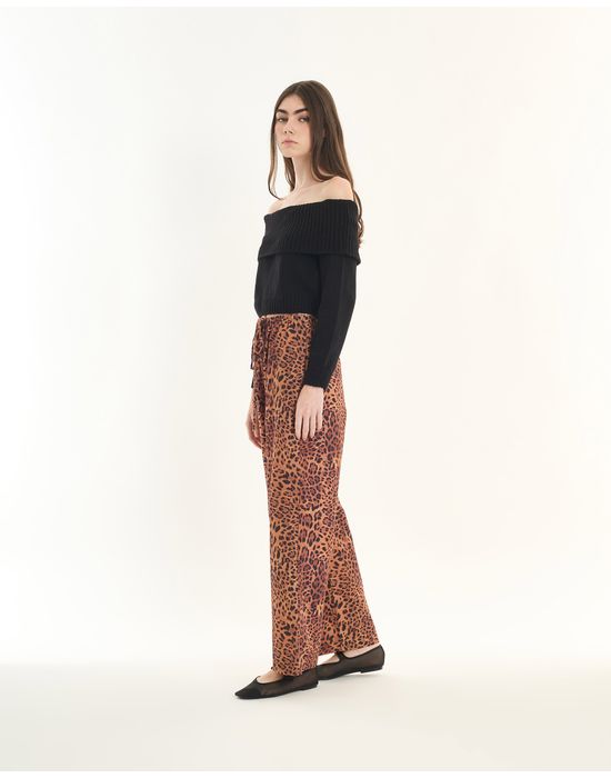 Calça onça inv estampado