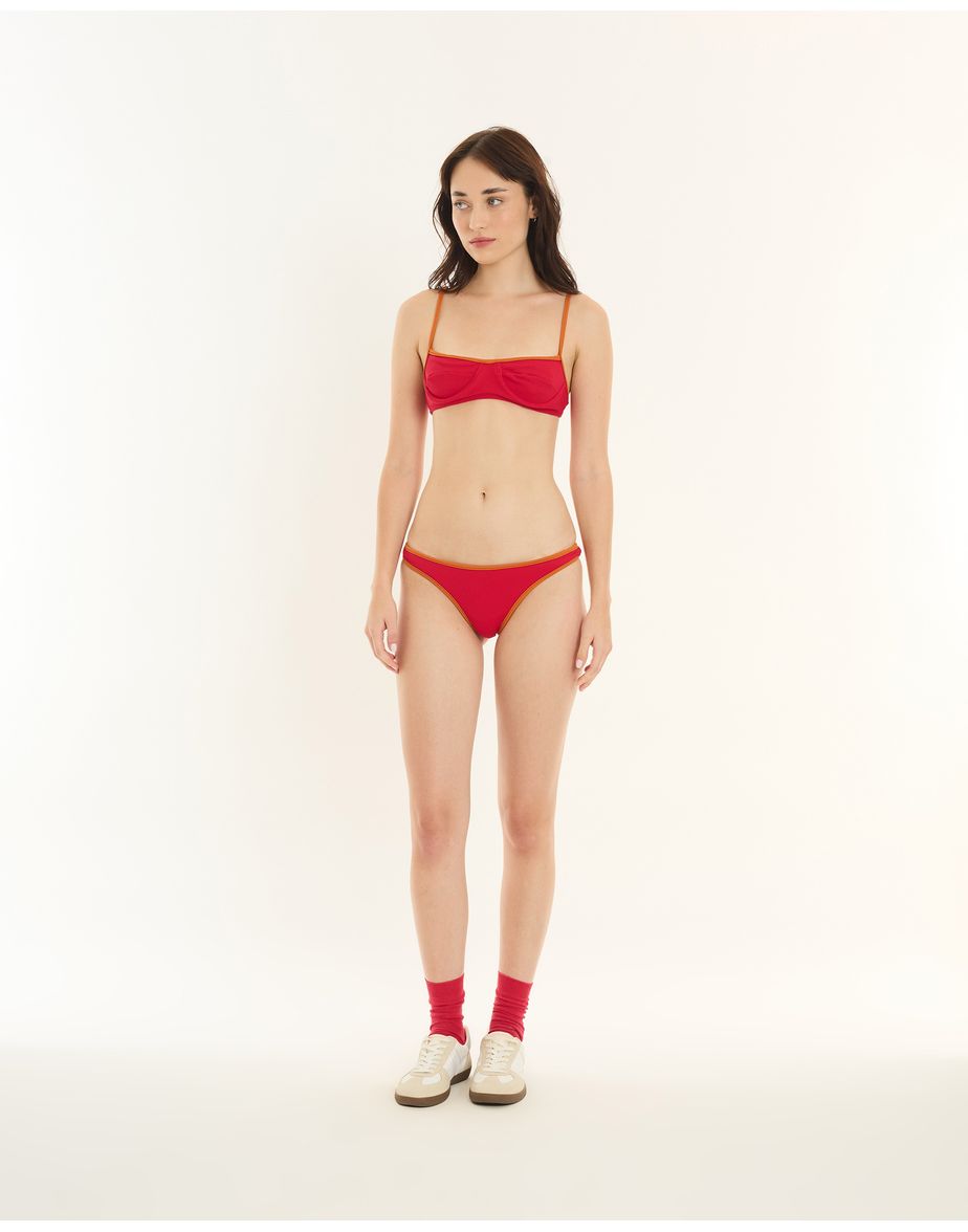 Biquini argola alt vermelho