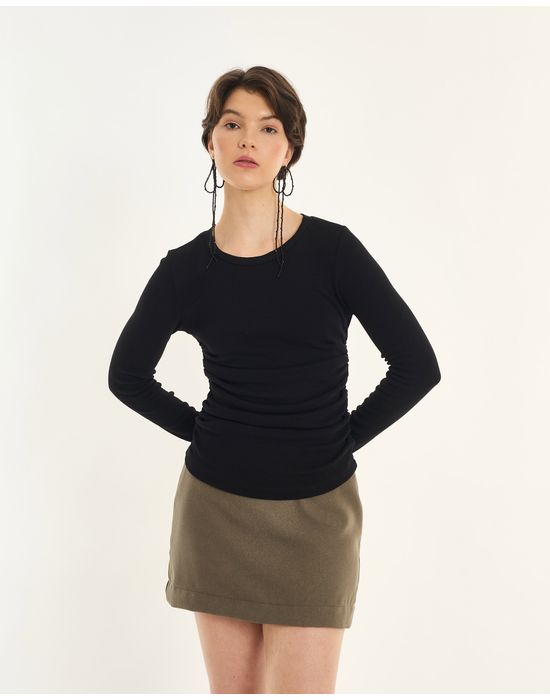 Blusa bandage inv preto