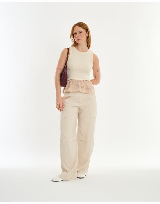 Calça track lie off-white