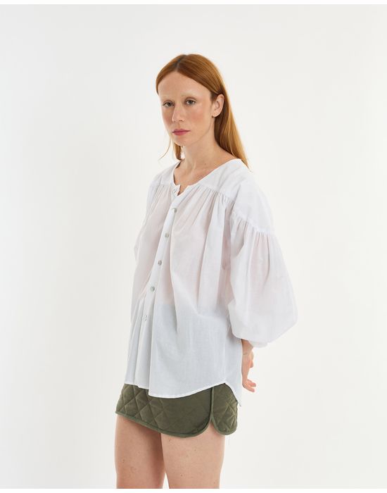 Blusa manga lie branco