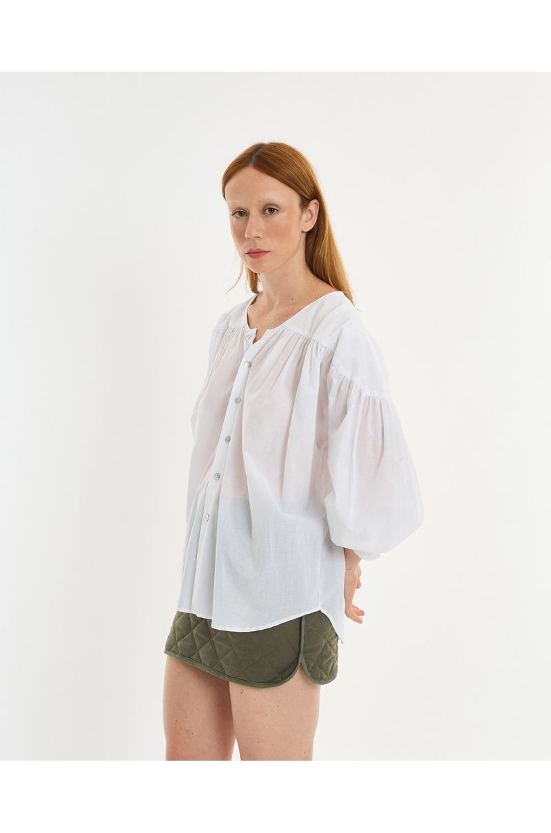 Blusa manga lie branco