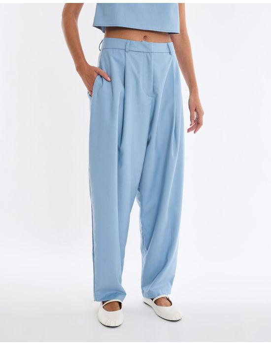Calça oval min azul