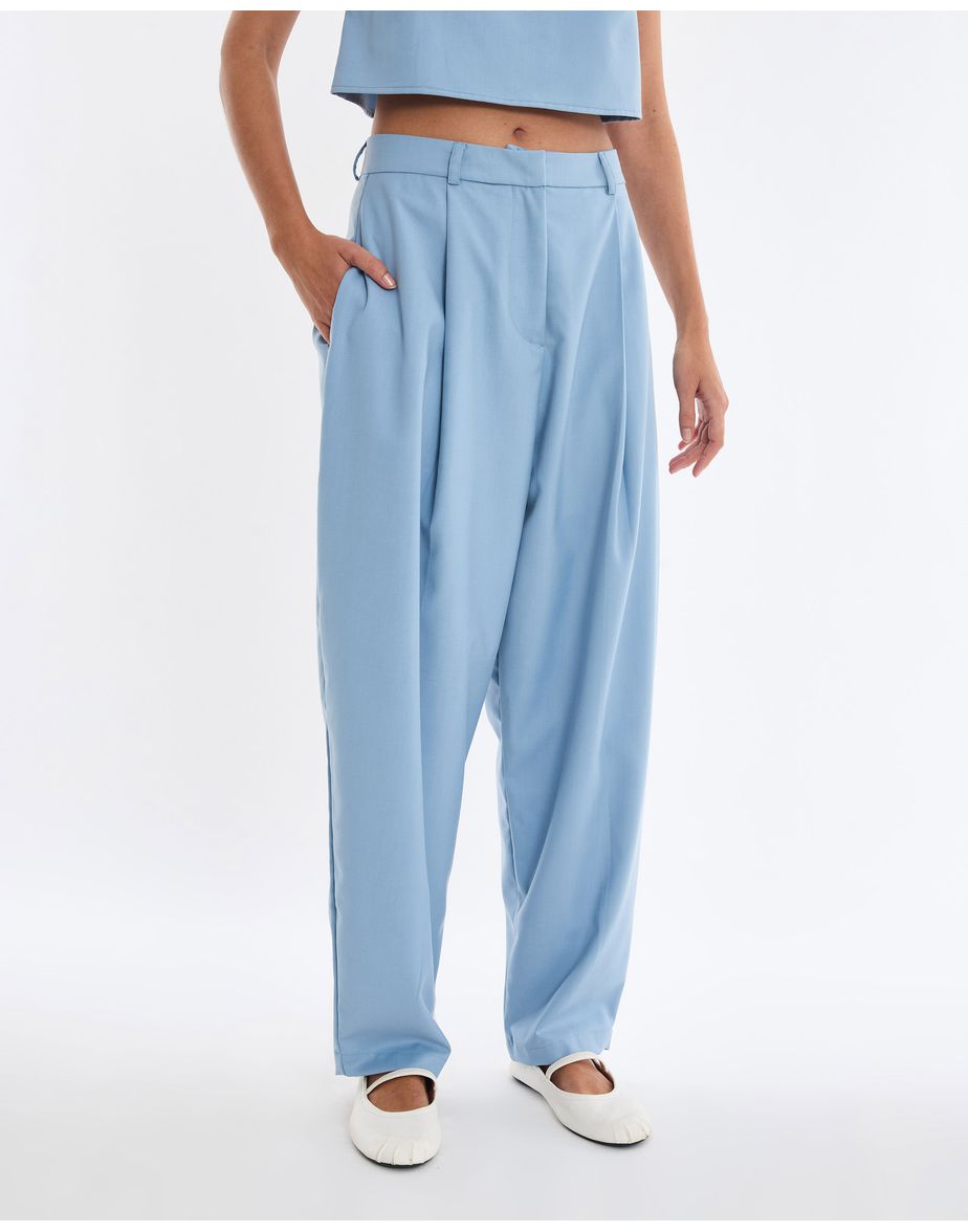Calça oval min azul