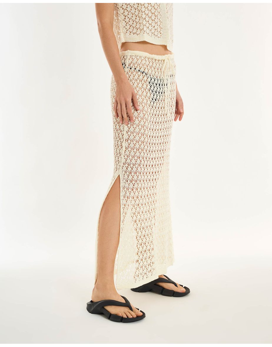Saia tricot alt off-white