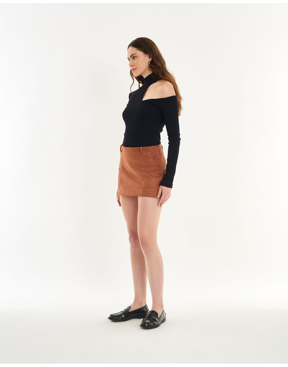 Saia chamois mob marrom