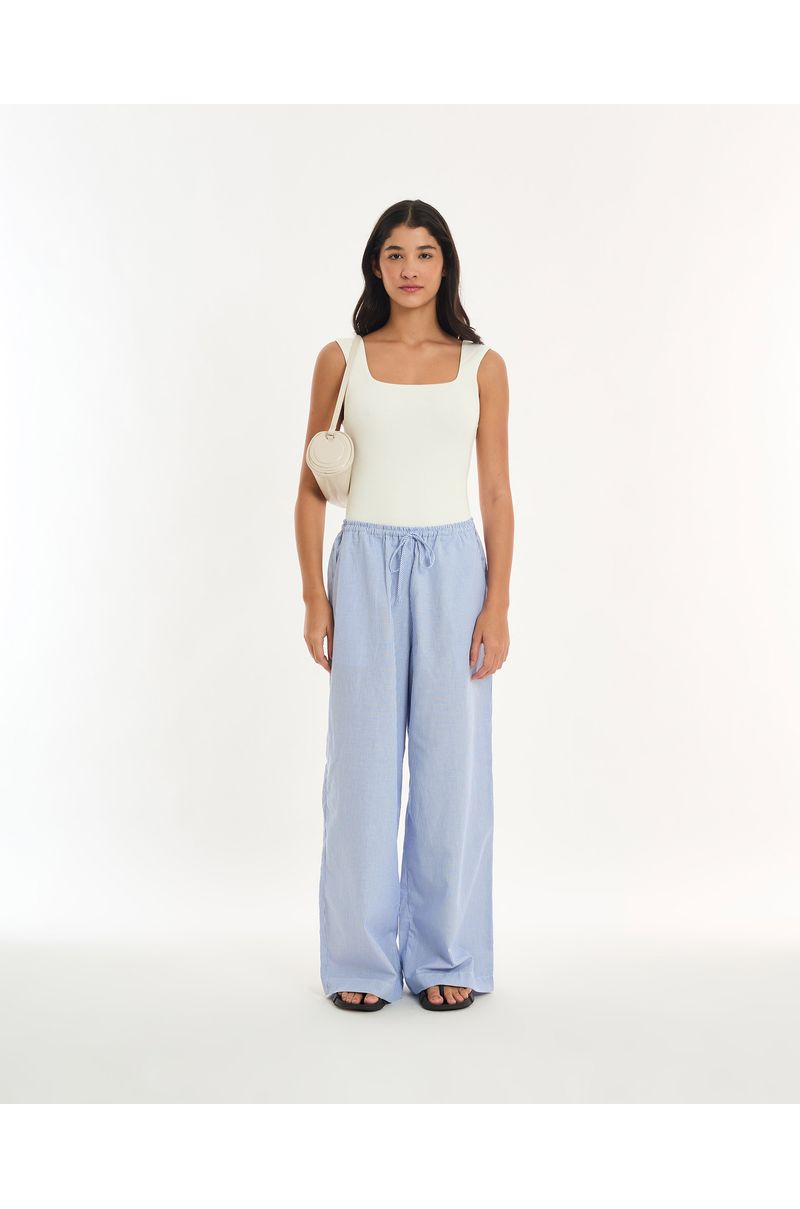 Body decote alt off-white
