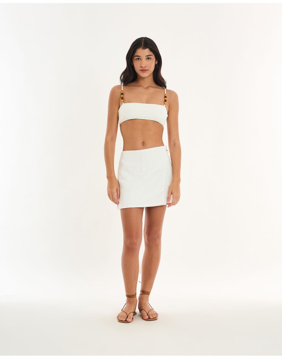 Biquini reto alt off-white