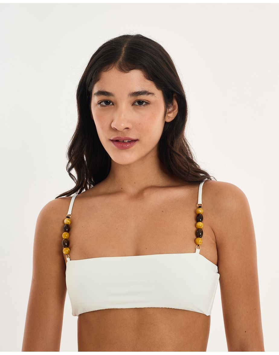 Biquini reto alt off-white