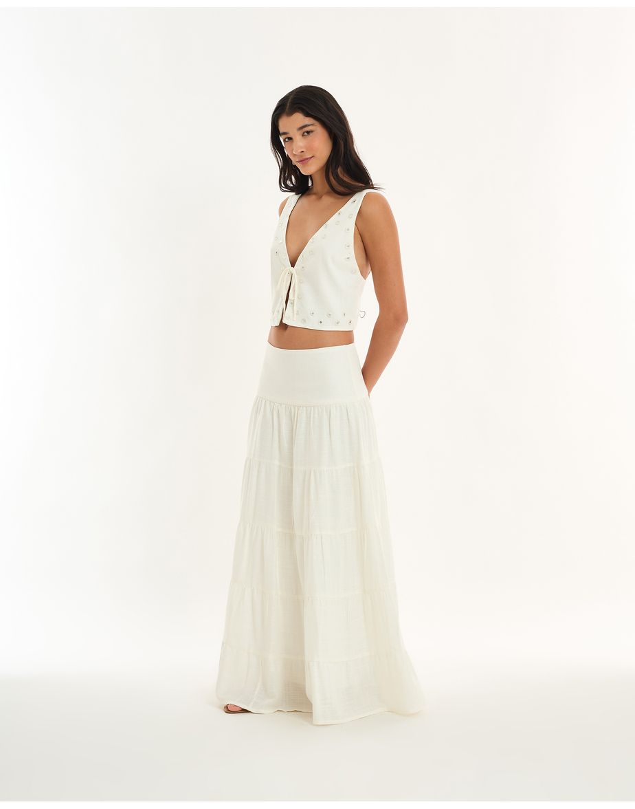 Saia pala alt off-white