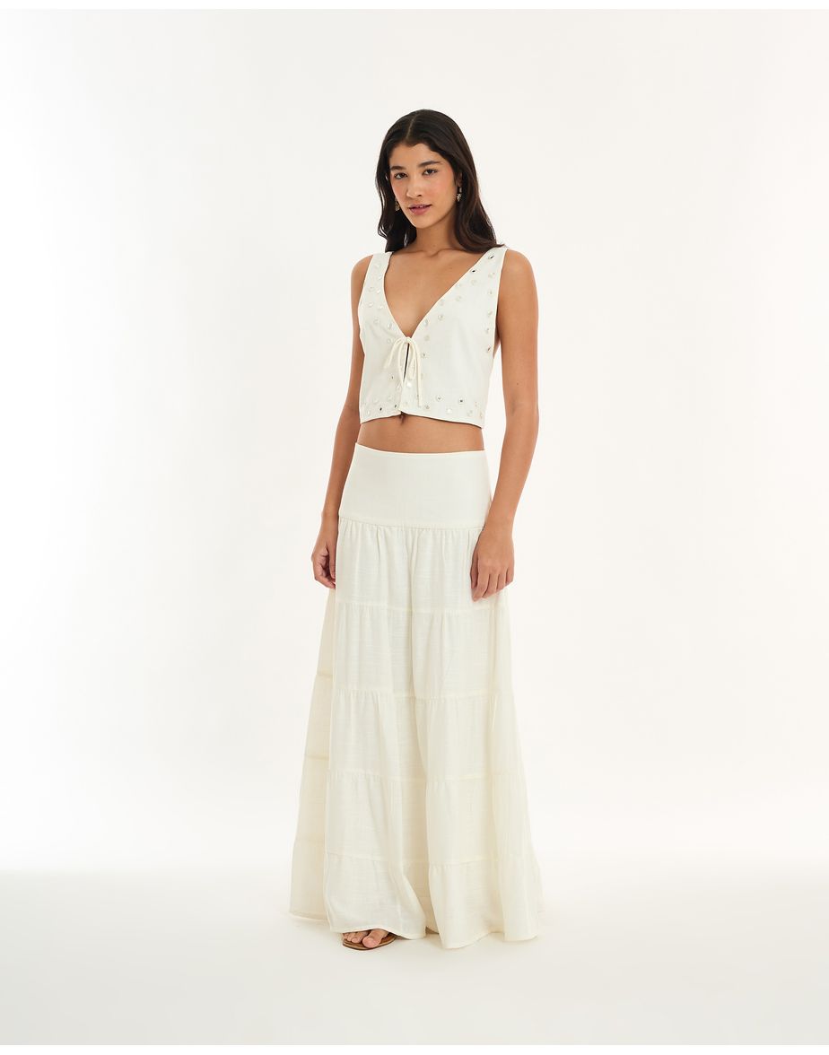 Saia pala alt off-white