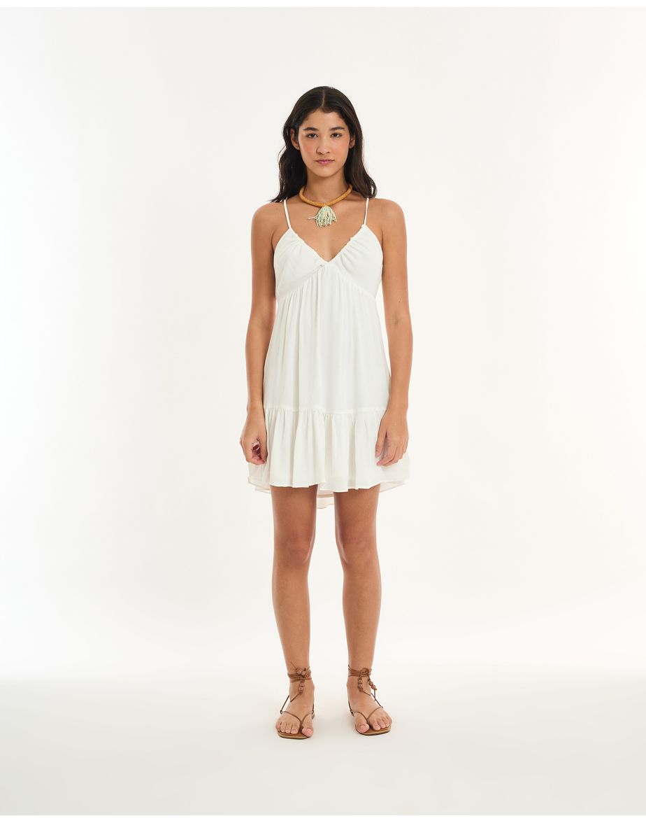 Vestido paisley alt off-white