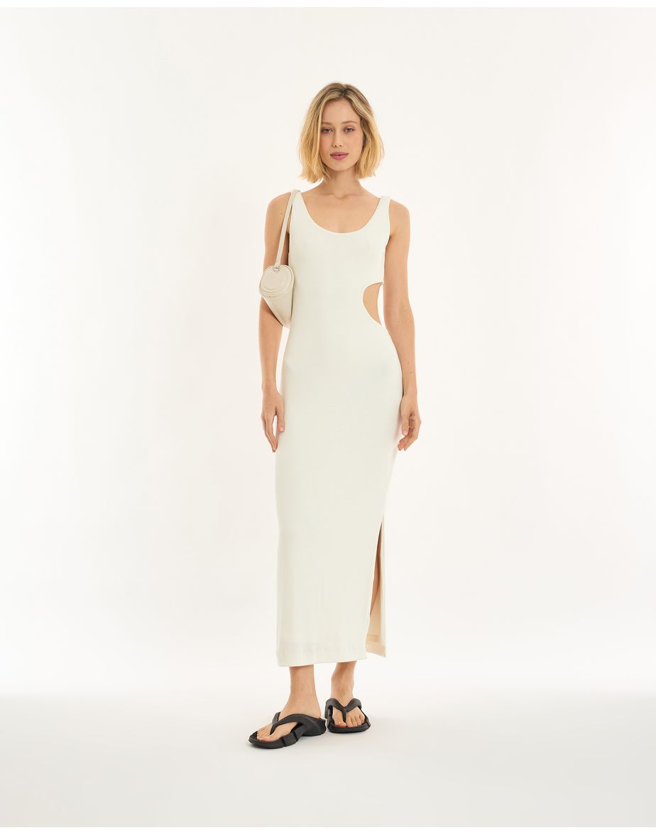 Vestido bandage alt  off-white